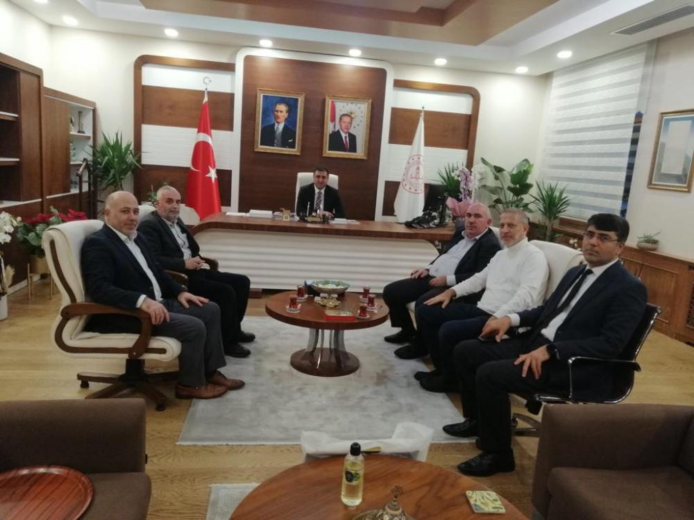 İl Milli Eğitim Müdürü Doç. Dr. Murat Mücahit Yentür ziyaret edildi.